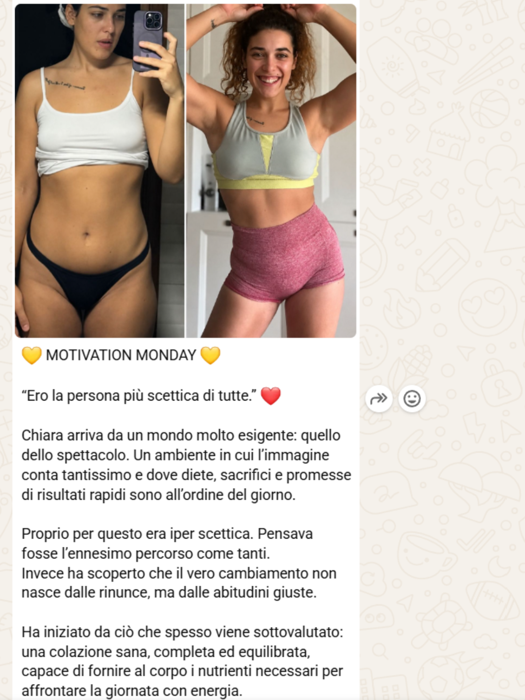 Trasformazione Chiara — Motivation Monday